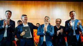Llaryora y Passerini lanzan millonaria obra de sistematización vial e hidráulica en el Camino San Antonio