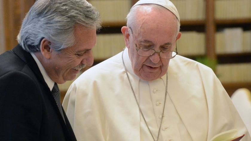 El Presidente se reunió con el Papa en el Vaticano