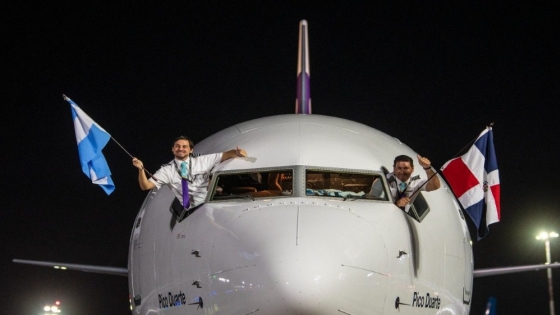 La aerolínea dominicana de precios bajos Arajet llegó a la Argentina