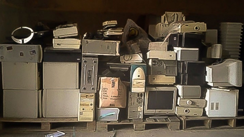 Ambiente retiró 650 kilos de residuos tecnológicos de la Municipalidad de la Capital