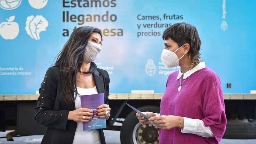 Paula Español presentó el “Mercado Federal Ambulante”