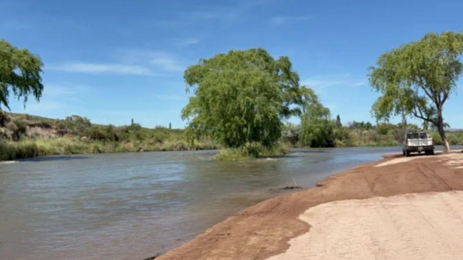 Mendoza estrenará nueva playita pública en el río Atuel para este verano