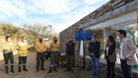 Cabandié junto a Rodríguez Saá entregaron maquinaria GIRSU en San Luis, y anunciaron que en la provincia funcionará la nueva sede de la Brigada Nacional de Manejo del fuego