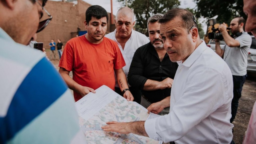 Herrera Ahuad supervisó el avance de obras viales en Puerto Iguazú y acompañó actividades de concientización sobre el cáncer de mama