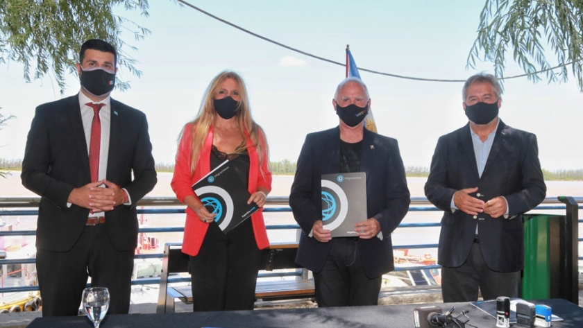 Coordinan acciones para la instalación de nuevas oficinas de control migratorio en Puerto General San Martín