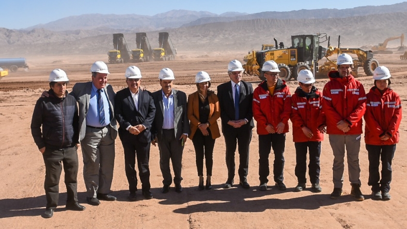 El presidente Alberto Fernández visitó el proyecto Tres Quebradas en Fiambalá