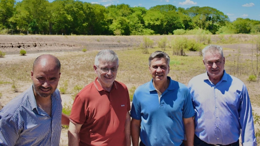 Colonia Elisa: El gobernador Zdero constató el inicio de obras para el sistema cloacal