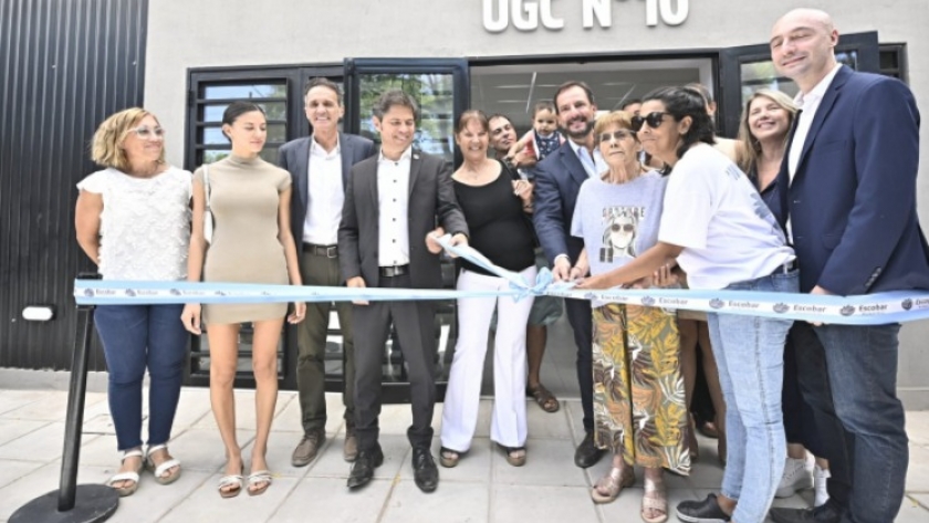Kicillof inauguró el Centro Cívico de Matheu “Juana Obregozo”