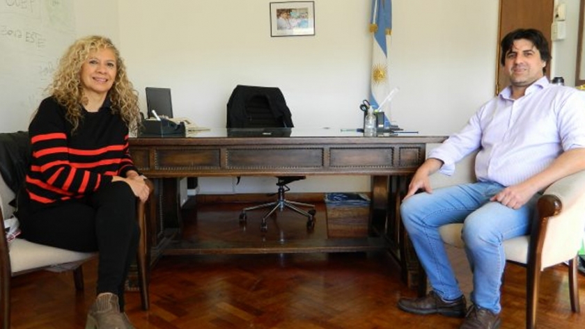 Verón recibió a las nuevas autoridades de Desarrollo Social de la Nación en la provincia