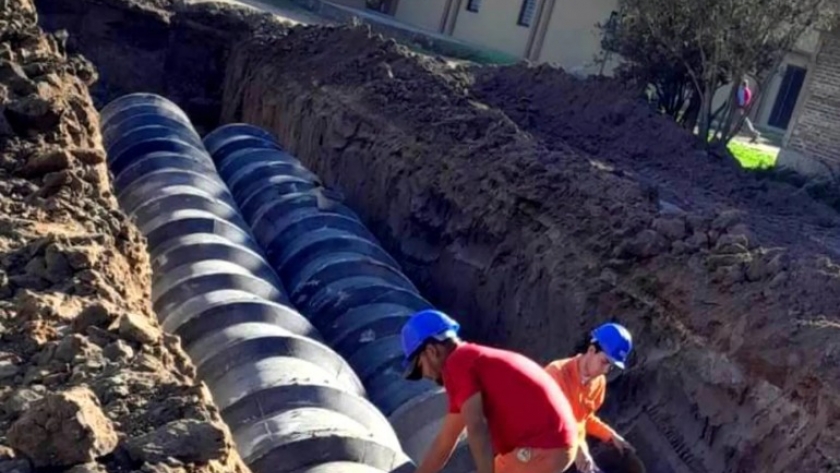 Corrientes está próxima a concluir desagües pluviales que aliviarán la zona este de Itatí