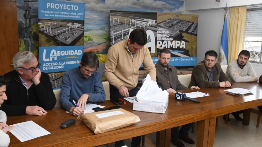 Se realizó la cotización para construir la Estación Transformadora del nuevo Parque Industrial de Pico