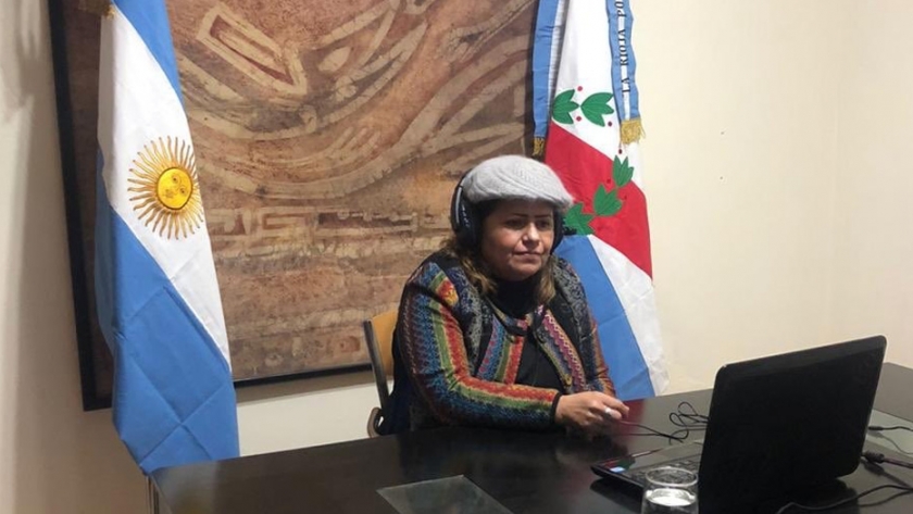 Clara Vega participó en una charla virtual con emprendedores riojanos