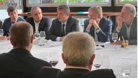 Iannizzotto y los presidentes de las Federaciones de Coninagro recibieron al Ministro Sergio Massa
