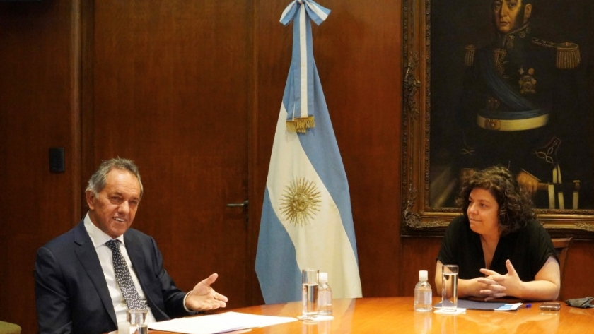 Scioli y Vizzotti se reunieron para avanzar en estrategias de trabajo conjunto