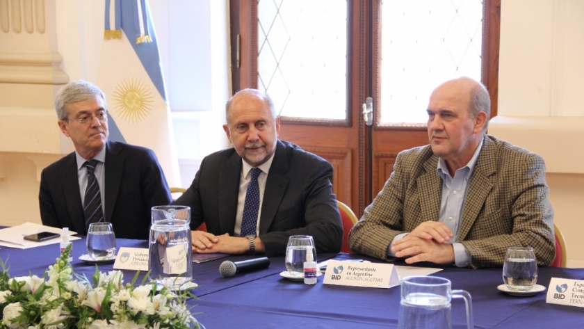 El Gobernador Perotti recibió al representante de la Bid en la Argentina