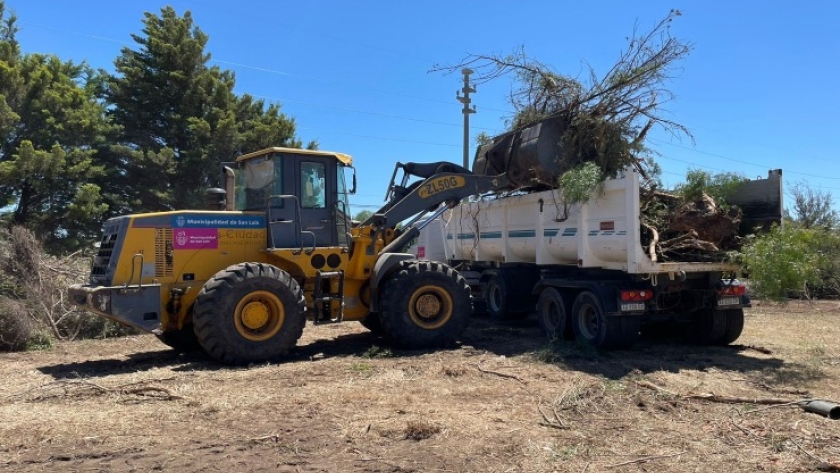 Realizaron nuevos trabajos de puesta en valor del parque industrial de San Luis
