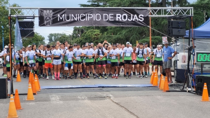 Rojas vivió la 1ra edición del Desafío 3 Etapas Plenty con una fiesta deportiva