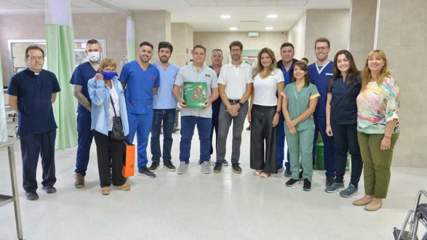 La esposa del gobernador visitó la ampliación del Hospital Marcial Quiroga