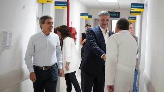 Jorge Macri inauguró los consultorios externos del Hospital Piñero