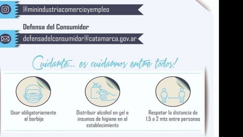 Suspenderán las actividades en los comercios que no cumplan con las medidas sanitarias