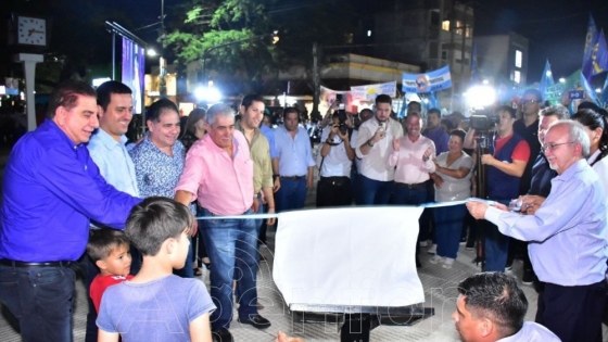 El vicegobernador Solís acompañó la inauguración del Paseo Histórico “Avenida 25 de Mayo”