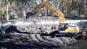 El vivero forestal de Santa Rosa de Calamuchita recupera su represa