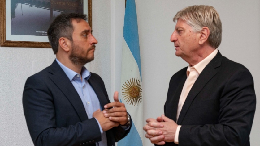 Ziliotto y Cabandié firmaron convenios de cooperación para la lucha contra el fuego