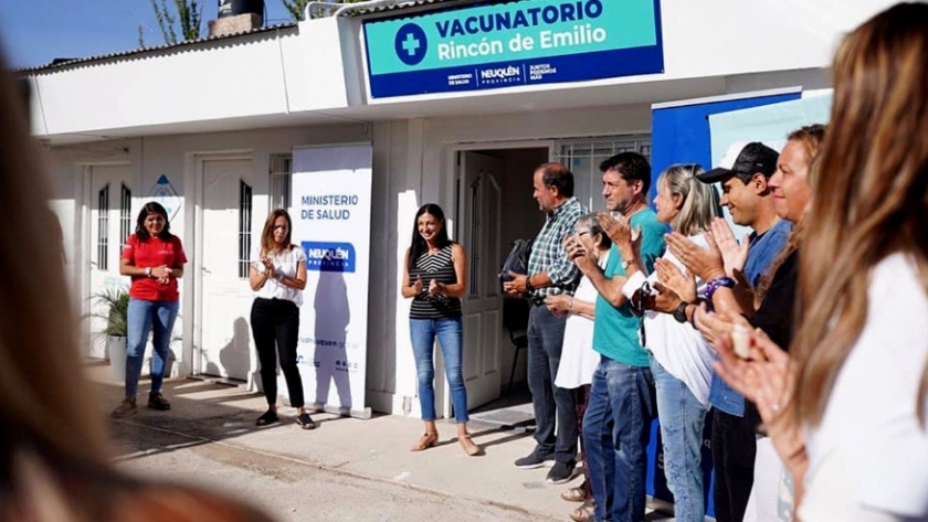 Rincón de Emilio tiene nuevo vacunatorio y una Estación Punto Saludable