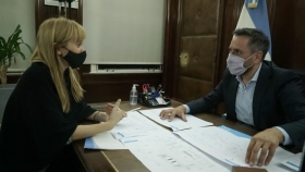 Cabandié recibió a Fernández Sagasti, conversaron sobre la construcción de centros ambientales para la región del Valle de Uco en Mendoza