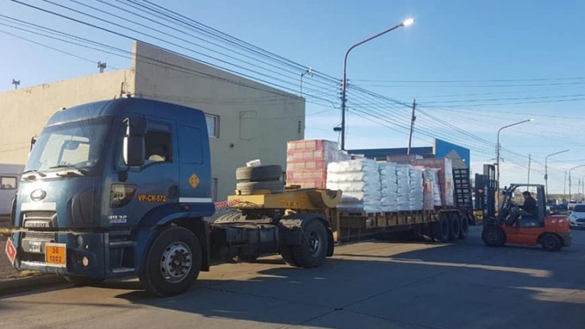 Articularon acciones para el traslado de módulos alimentarios