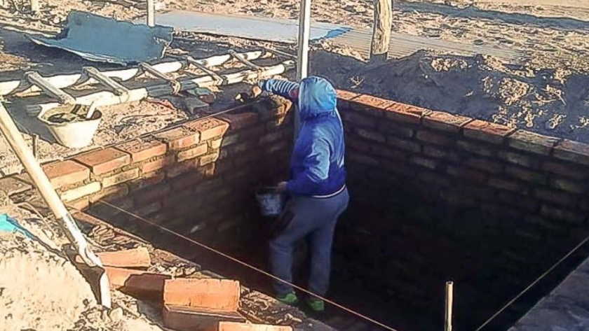Avanzan las obras de aprovechamiento de agua en la comunidad Talquenca