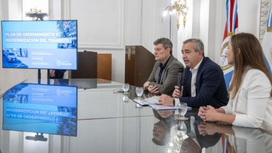 Javkin presentó un plan integral de modernización del tránsito en Rosario