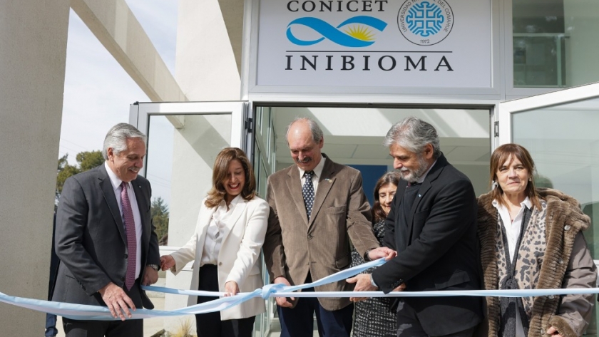 Junto al Presidente Alberto Fernández, Filmus inauguró obras de infraestructura científica en Bariloche
