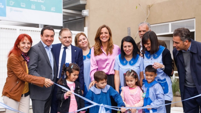 En Florencio Varela, Victoria Tolosa Paz inauguró un Espacio de Primera Infancia (EPI) y entregó equipamiento y maquinarias