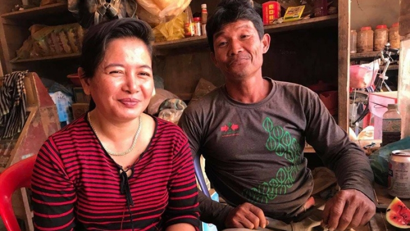 Un productor camboyano apuesta por el cultivo de hortalizas usando fertilizantes y pesticidas limitados