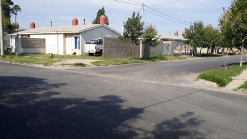 Trenel, continúan en desarrollo las obras de pavimentación urbana