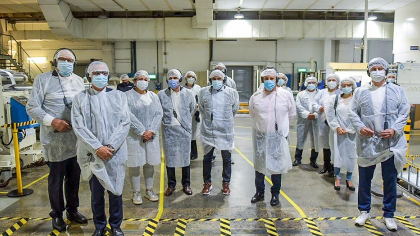 El gobernador recibió a autoridades de Industria de la Nación y recorrieron la fábrica Tetra Pak