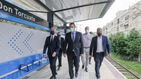 Meoni inauguró la renovada estación Don Torcuato: "Queremos reconstruir la Argentina"