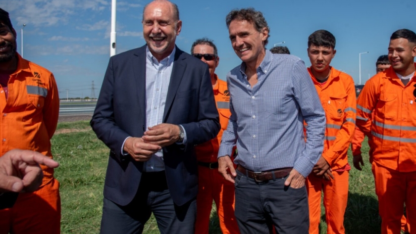 En Santa Fe, Katopodis y Perotti inauguraron las obras del acceso a Villa Constitución sobre la RN 9