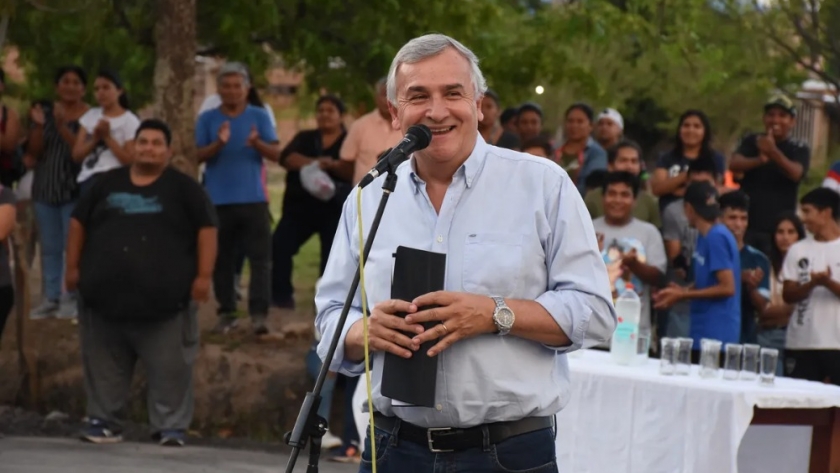 Morales inauguró obras de pavimentación en cuatro localidades del Ramal