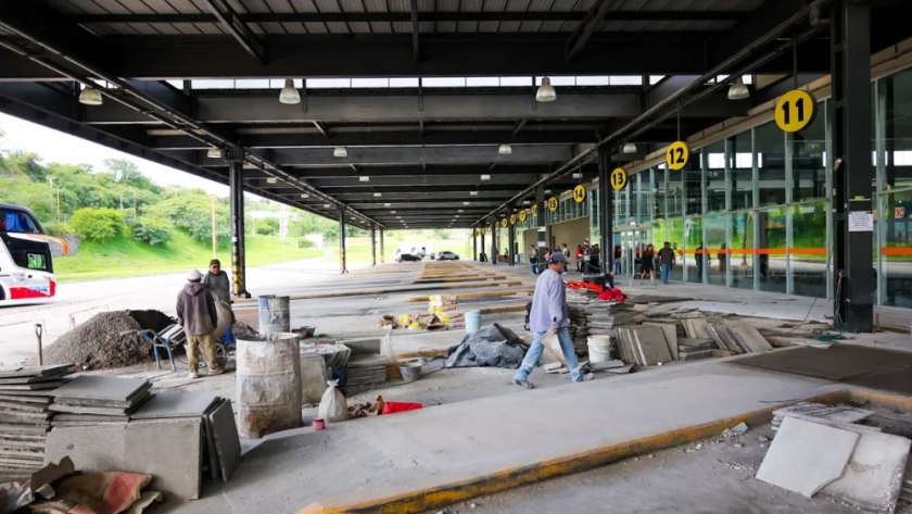 Obras de mejora integral en la Terminal de Ómnibus General Arias