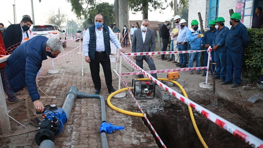 SAT: una obra que promete terminar con las fugas de agua en Tafí Viejo