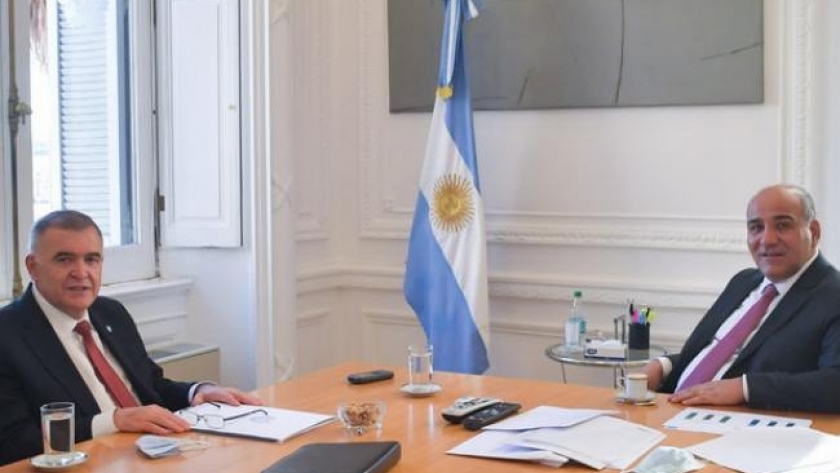 Jaldo se reunió en Casa Rosada con el Jefe de Gabinete