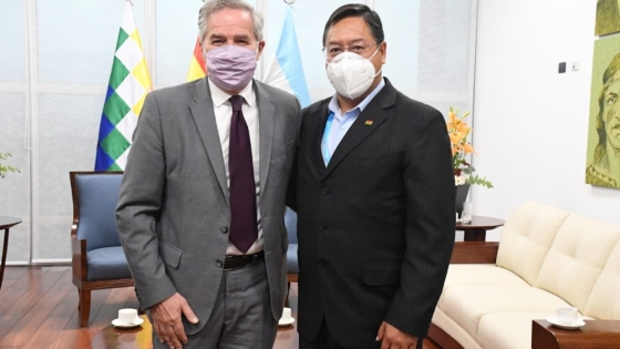 <Bolivia: El canciller Felipe Solá fue recibido por el presidente Luis Arce y el vicepresidente Choquehuanca