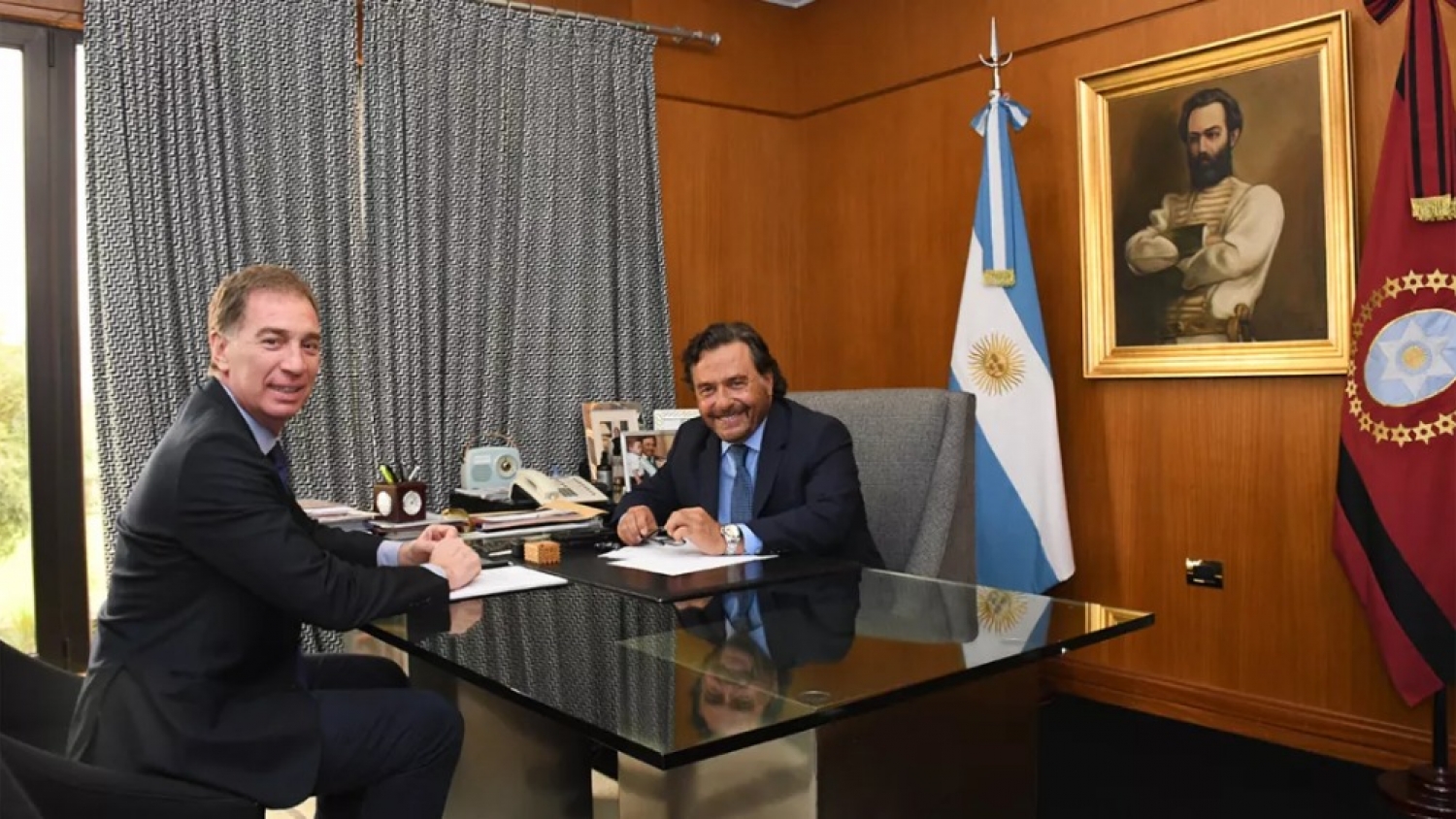 Sáenz y Santilli acordaron una agenda conjunta para impulsar obras estratégicas en Salta
