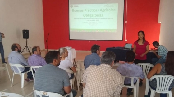 Trabajo en conjunto sobre Buenas Prácticas Agrícolas en la Microrregión Río Santa Lucía