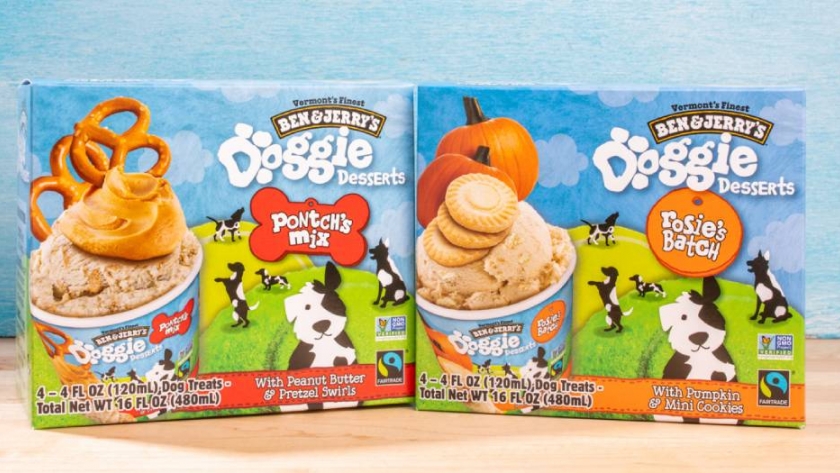 Ben & Jerry's lanzó una línea de helados para mascotas