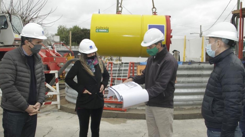 Katopodis supervisó obras de AySA y Acumar en la Provincia de Buenos Aires