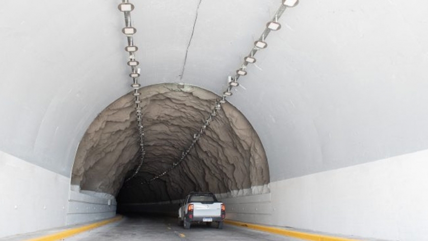 Ya se encuentra transitable el Túnel 1 de Cacheuta