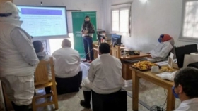 Trabajadores de un frigorífico de Villa Mercedes recibieron una capacitación sobre buenas prácticas de manufactura